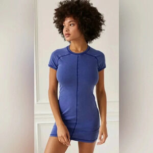 URBAN OUTFITTERS‎ Out From Under Rita Open-Back
Mini Dress Indigo Color New Med